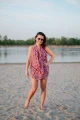 Sarong chusta Marsylia na plaży