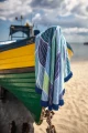 Okrągły ręcznik plażowy Bałtyk na statku